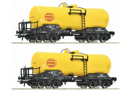 Set 2 vagoane cisterna DR Minol - H0 ROCO 6600199